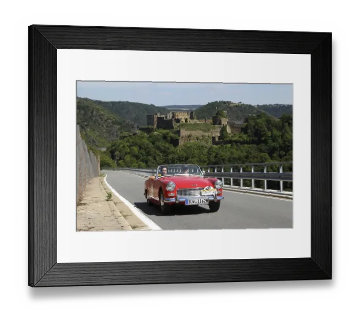 Framed Print : Vintage car rally ADAC Mittelrhein-Classic 2010
