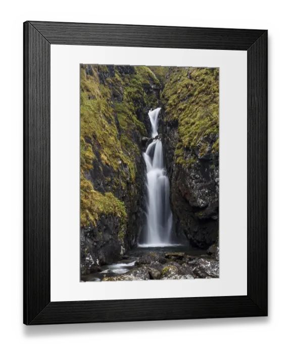 Framed Print : Waterfall, Dovrefjell-Sunndalsfjella National Park