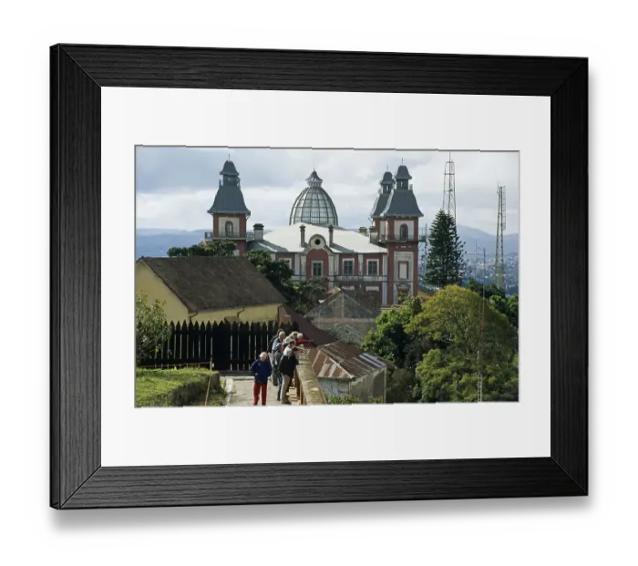 Framed Print : Historical Prime minister's palace in Antananarivo