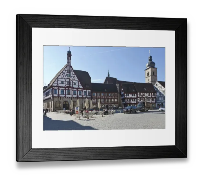 Framed Print : Town hall, historic district, Forchheim Framed Print : Town hall, historic district, Forchheim