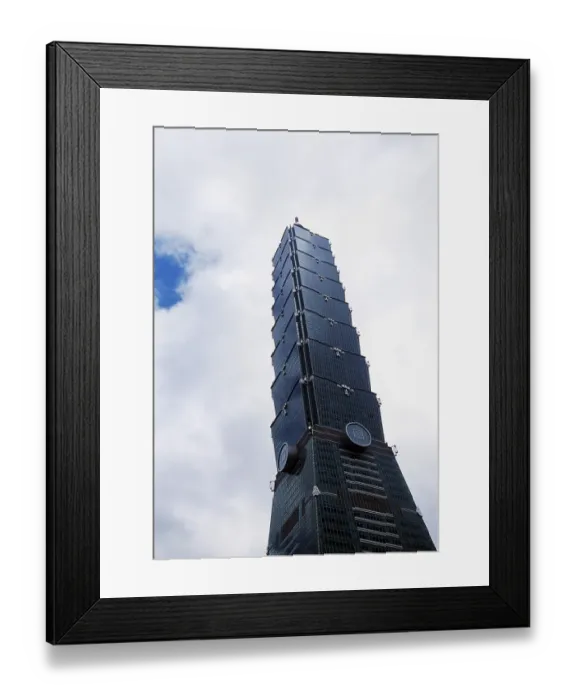 Framed Print : 101 Building, Taipei City, Taiwan, Asia