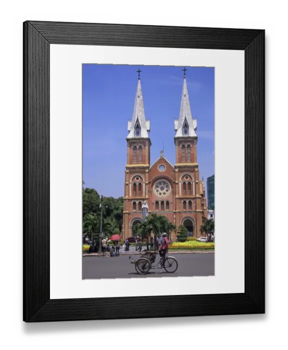 Framed Print : Notre Dame Cathedral in Ho Chi Minh City