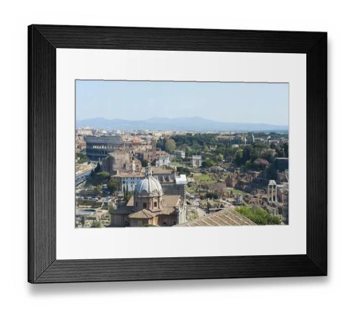 Framed Print : View from the National Monument to Victor Emmanuel II Framed Print : View from the National Monument to Victor Emmanuel II