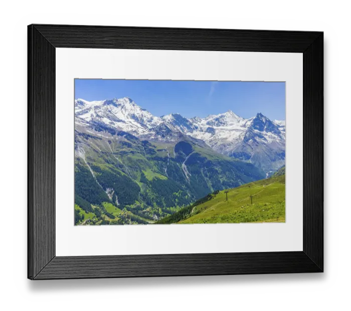 Framed Print : Alpine meadows at the summit of Corne de Sorebois Framed Print : Alpine meadows at the summit of Corne de Sorebois