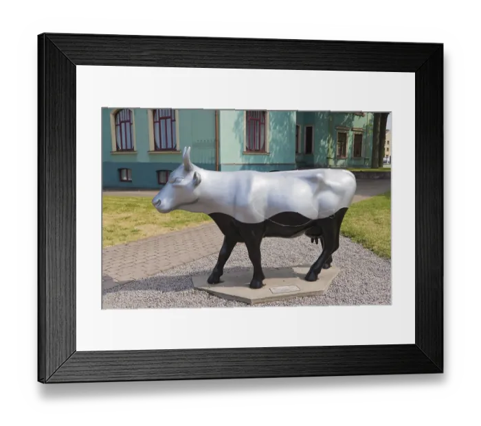 Framed Print : Juras Govs, The Sea Cow, sculpture