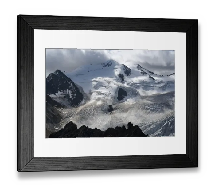 Framed Print : Wildspitze with Taschachferner