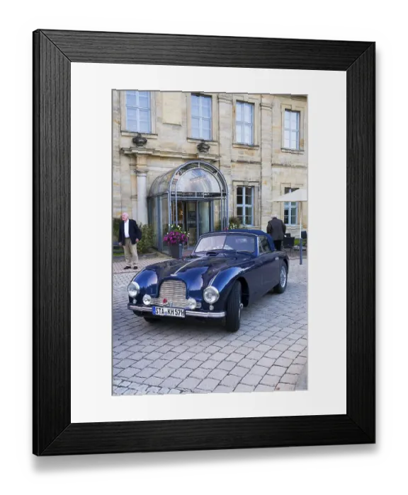 Framed Print : Aston Martin DB2 Drophead, Bamberg Framed Print : Aston Martin DB2 Drophead, Bamberg