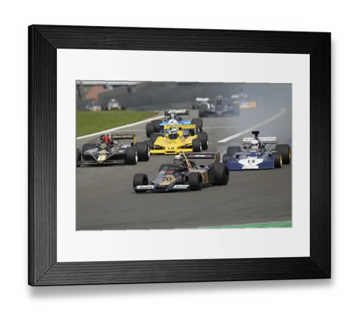 Framed Print : Race of the historic Formula 1 cars