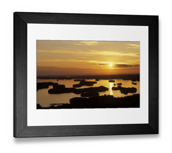 Framed Print : Lake Kallavesi near Kuopio - Savo - Finland