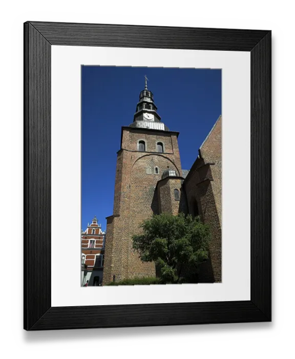 Framed Print : St. Mary's church, Ystad, Sweden