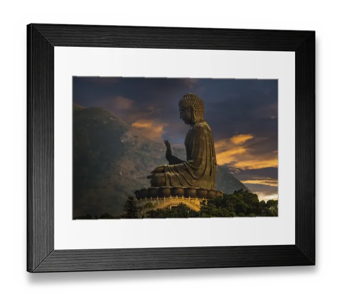 Framed Print : Tian Tan Buddha statue, Lantau Island Framed Print : Tian Tan Buddha statue, Lantau Island