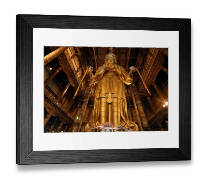 Framed Print : 26 meter high statue of the goddess Janraisig or Avalokiteshvara