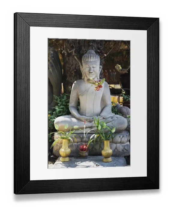 Framed Print : Seated Buddha in the Royal Palace Framed Print : Seated Buddha in the Royal Palace