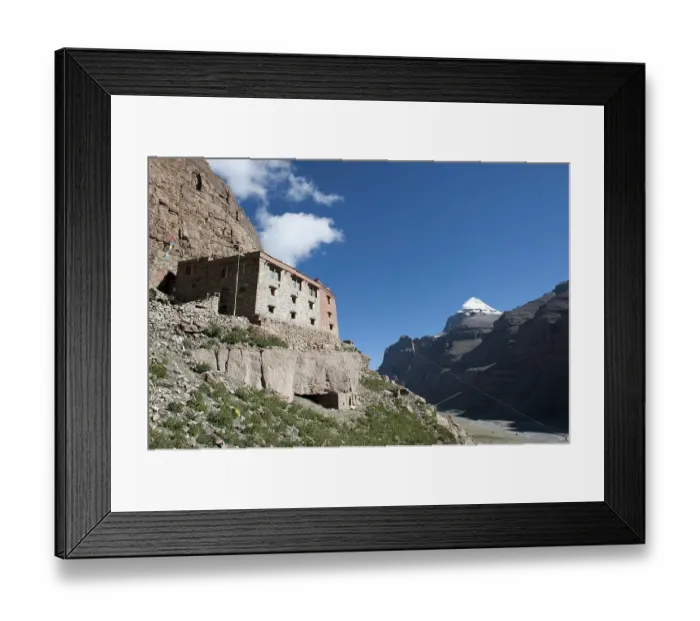 Framed Print : Tibetan Buddhism, Choku Gompa monastery