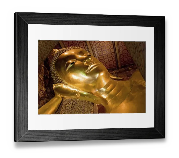 Framed Print : Statue of the Reclining Buddha Framed Print : Statue of the Reclining Buddha