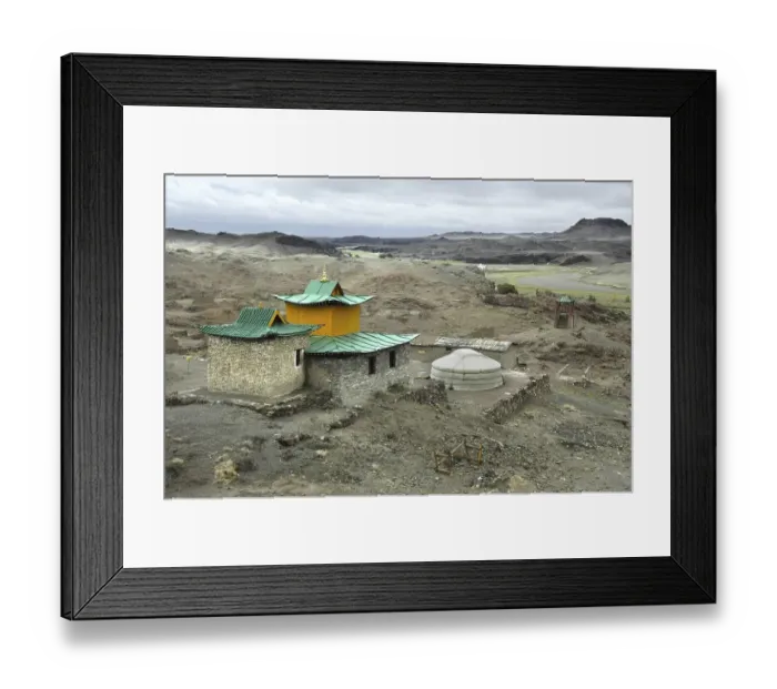 Framed Print : Temple area with yurte Ongiyn Monastery Mongolia Framed Print : Temple area with yurte Ongiyn Monastery Mongolia