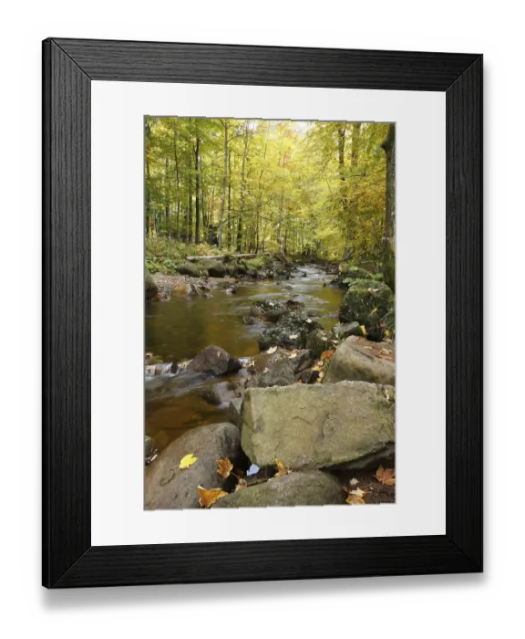 Framed Print : River Bode in the Harz mountains Framed Print : River Bode in the Harz mountains