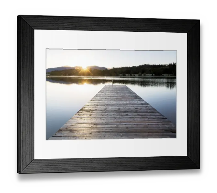 Framed Print : Autumn mood with mountain views on Forggensee lake near Fuessen