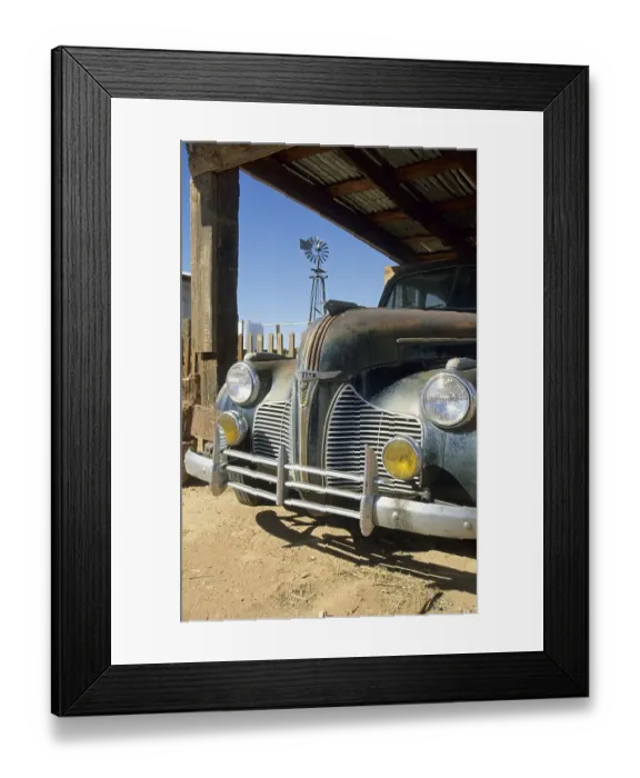 Framed Print : Old rusty Pontiac on a ranch, Arizona Framed Print : Old rusty Pontiac on a ranch, Arizona