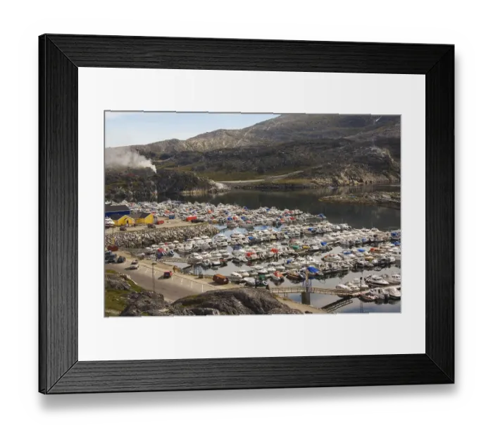 Framed Print : Harbour, Nuuq, Greenland, Nuuk, North America Framed Print : Harbour, Nuuq, Greenland, Nuuk, North America