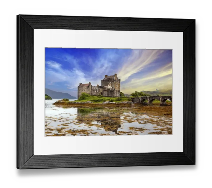 Framed Print : Scotland, Eilean Donan Castle, Loch Duich Framed Print : Scotland, Eilean Donan Castle, Loch Duich