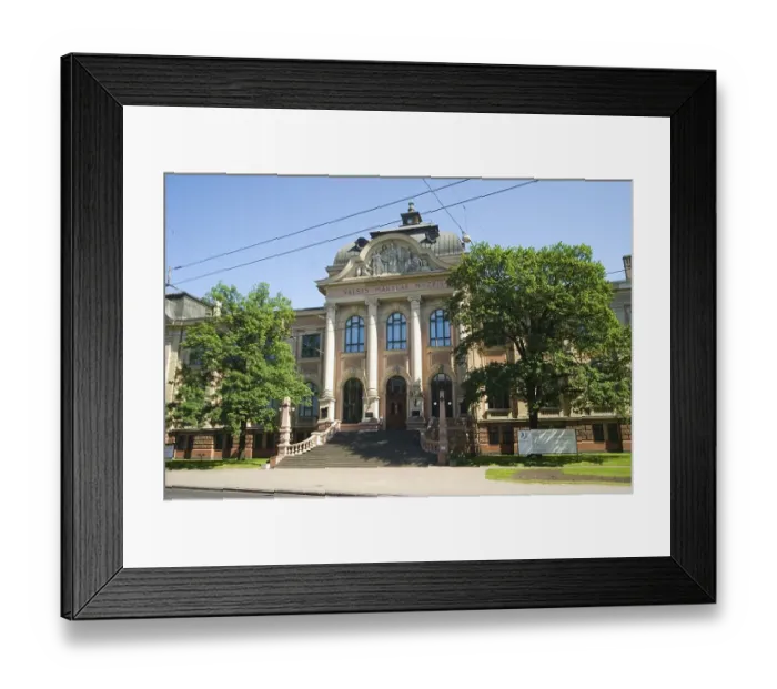 Framed Print : Art Musum, Riga, Latvia, Europe