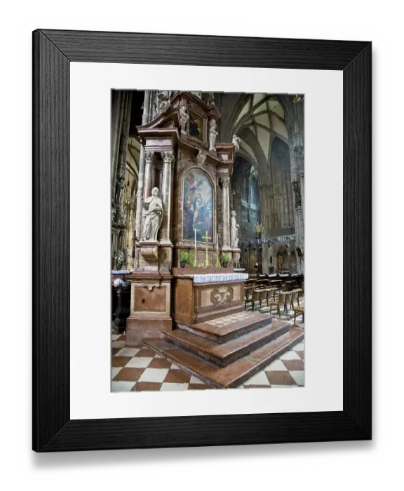 Framed Print : Interior view Stephansdom Vienna Austria Framed Print : Interior view Stephansdom Vienna Austria
