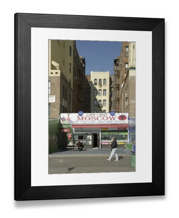 Framed Print : Cafe Bar Moscow, Coney Island, New York
