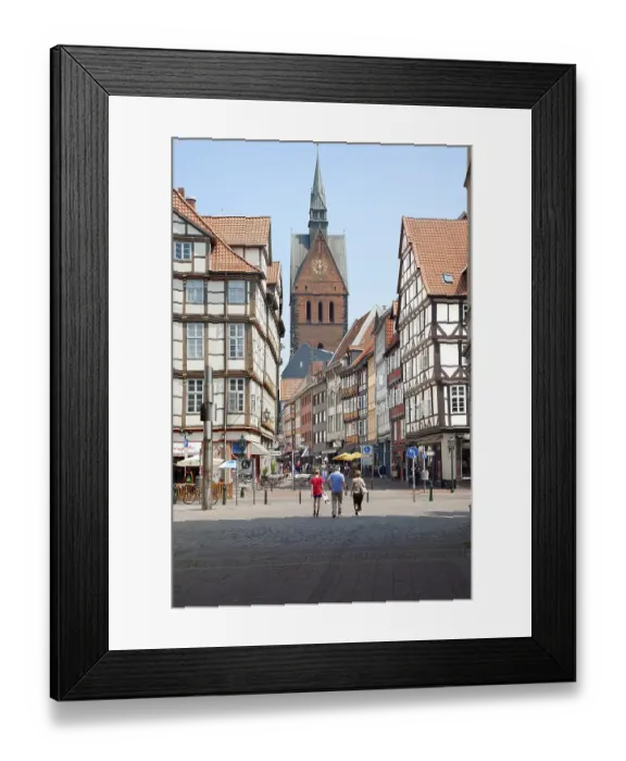 Framed Print : Historic centre, Kramerstrasse