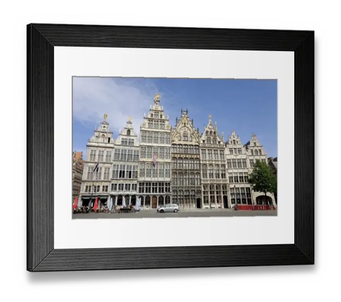 Framed Print : Former guild houses, Grote Markt Framed Print : Former guild houses, Grote Markt