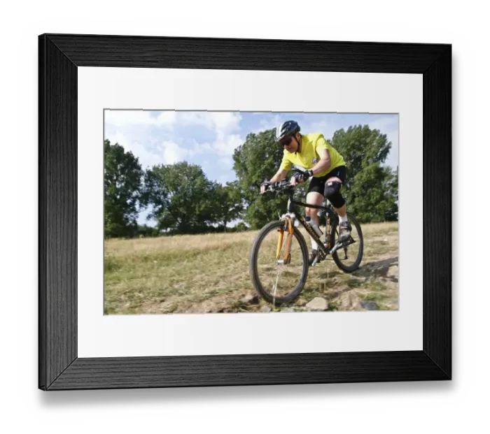 Framed Print : Biker