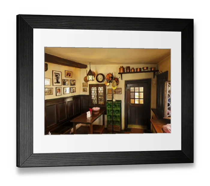 Framed Print : Restaurant Historische Wurstkueche Framed Print : Restaurant Historische Wurstkueche