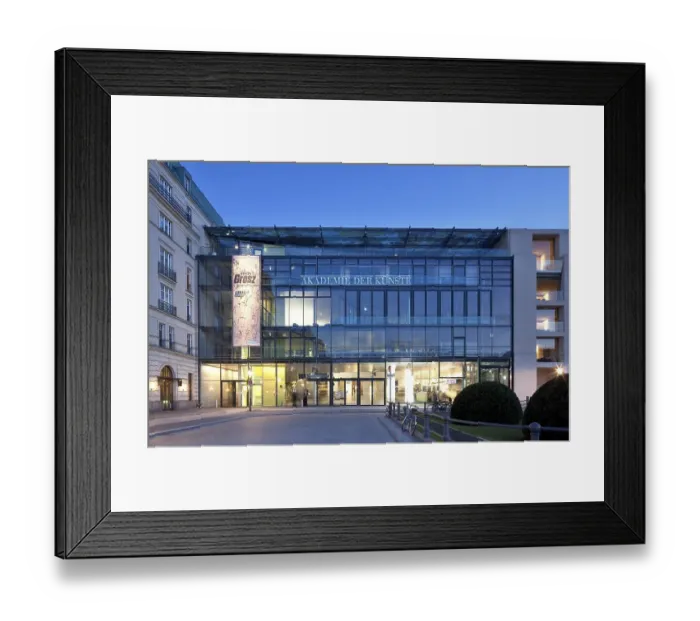 Framed Print : Academy of Arts, Pariser Platz square Framed Print : Academy of Arts, Pariser Platz square