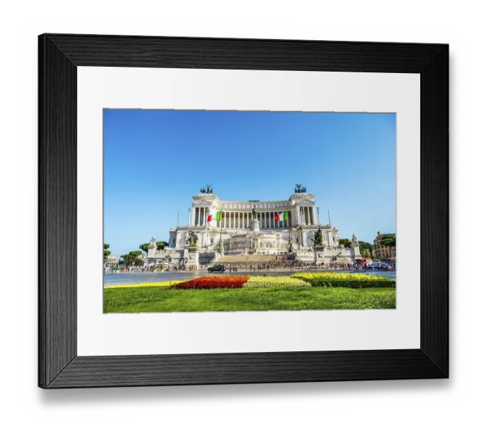 Framed Print : Monumento Nazionale a Vittorio Emanuele II