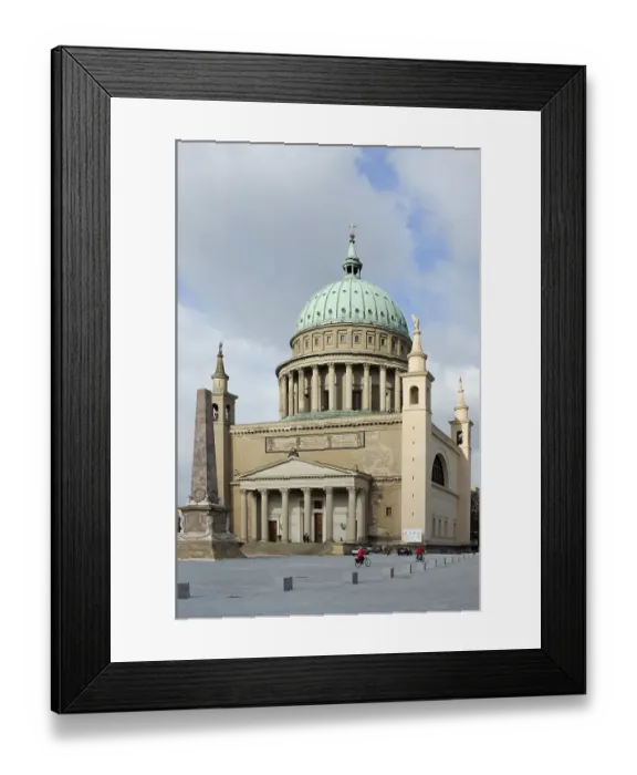 Framed Print : Potsdam Brandenburg Germany church St Framed Print : Potsdam Brandenburg Germany church St
