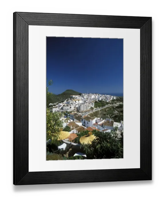 Framed Print : Town of Frigiliana, Axarquia, Malaga Province Framed Print : Town of Frigiliana, Axarquia, Malaga Province