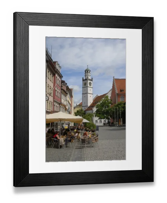 Framed Print : Old part of town and the Blaserturm