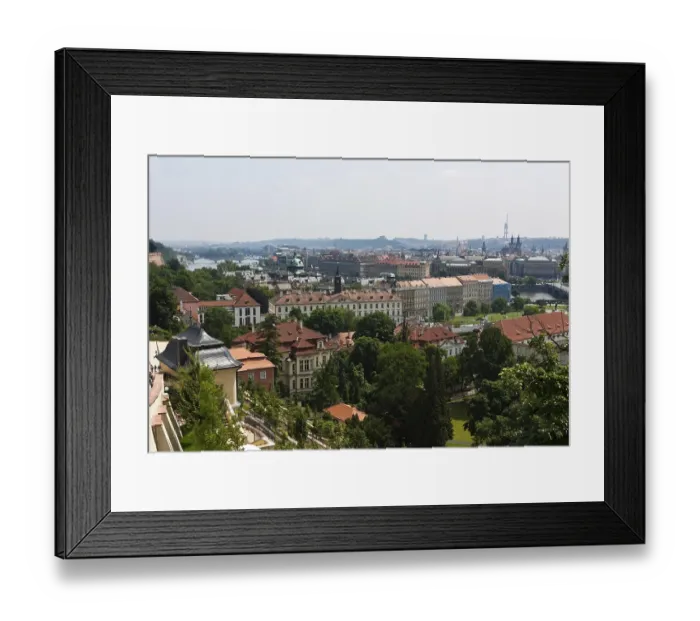 Framed Print : View from Hradschin, Prague Castle