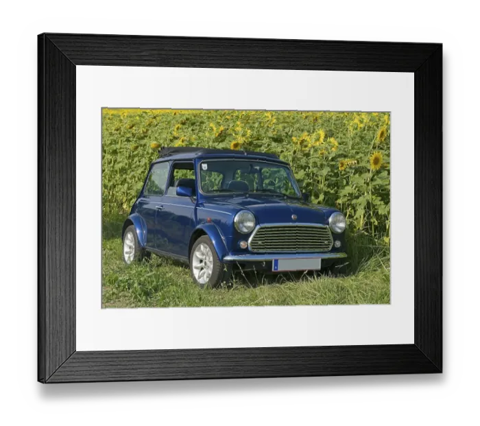 Framed Print : Vintage Rover Mini 1.3 Sport, built in 1959