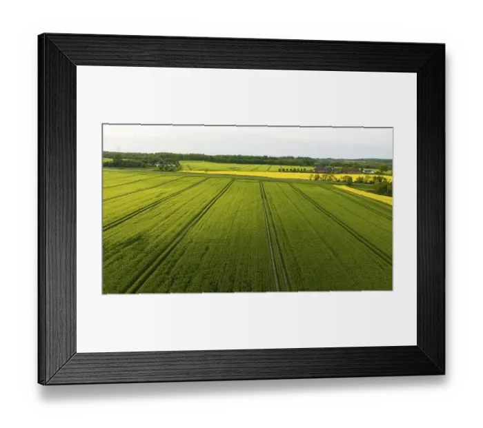 Framed Print : Aerial view, Denmark, Region Syddanmark Framed Print : Aerial view, Denmark, Region Syddanmark