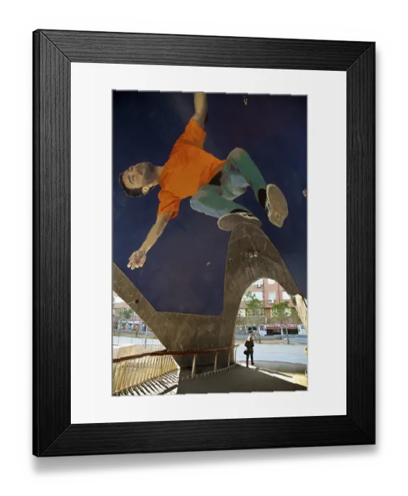 Framed Print : Puente del Invernadero bridge, in Madrid Rio Framed Print : Puente del Invernadero bridge, in Madrid Rio