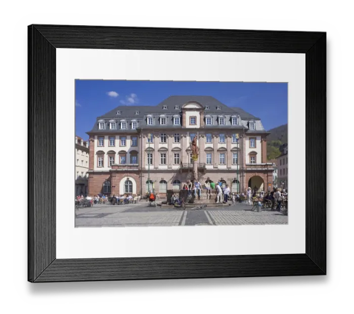 Framed Print : Marktplatz square with the Town Hall Framed Print : Marktplatz square with the Town Hall