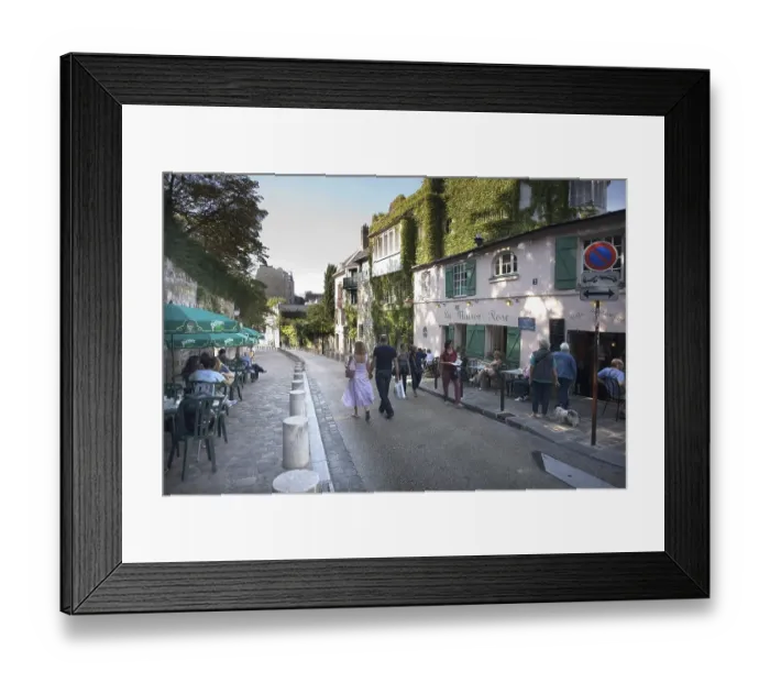 Framed Print : Rue de L'abreuvoir, Montmartre