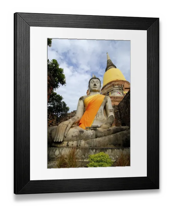 Framed Print : Buddha statue, Ayutthaya, Thailand Framed Print : Buddha statue, Ayutthaya, Thailand