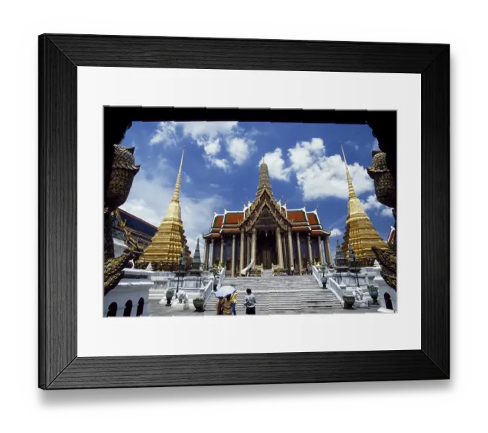 Framed Print : Wat Phra Kaew, Buddha Temple, Grand Palace