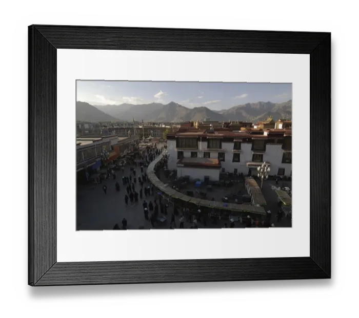 Framed Print : Jokhang Temple and Barkhor Square