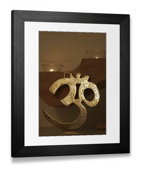 Framed Print : Om - Symbol Framed Print : Om - Symbol