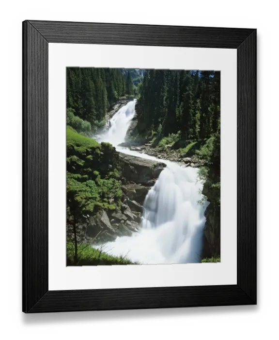 Framed Print : Krimmler Falls, Hohe Tauern National Park