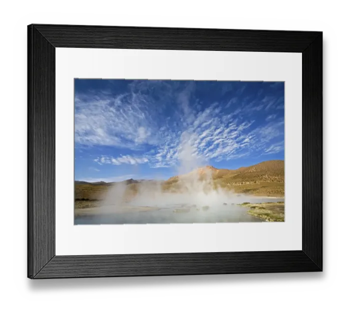 Framed Print : Natural thermal springs Polloquere Framed Print : Natural thermal springs Polloquere