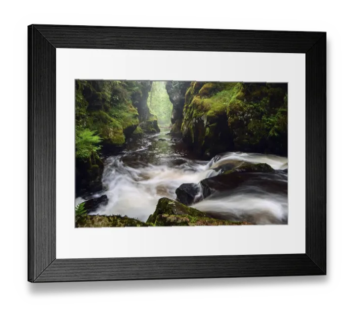 Framed Print : Haslach Gorge, Haslach, Rechenfelsen